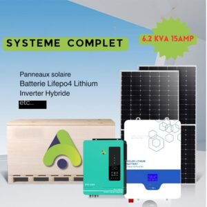 Systeme solaire 6,2 KVA