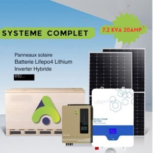 Systeme solaire 7,2 KVA